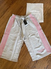 GV GALLERY GVGALLERY RASPBERRY AUNT KATHY 3/4 SWEATSHORTS SIZE MEDIUM AND LARGE