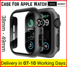 For Apple Watch Case Series iWatch 4 5 6 7 8 9 10 11 GlassScreen Protector Cover
