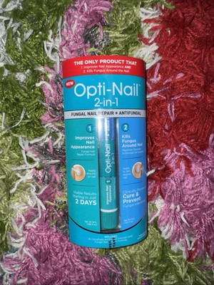 Opti-Nail 2-IN-1 FUNGAL NAIL REPAIR + ANTIFUNGAL Maximum Strength SKIN NAIL CARE