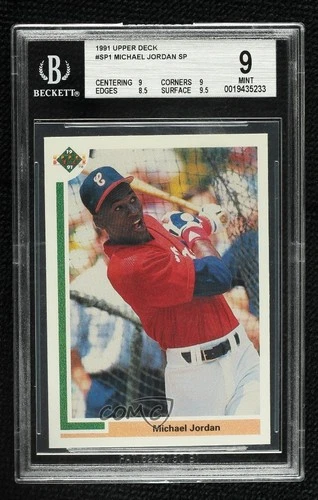 1991 Upper Deck Short Print Michael Jordan #SP1 BGS 9 MINT HOF
