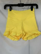 Tiger Friday dancewear filly shorts yellow child XL