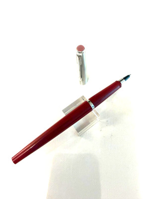 1970s Red Parker Systemark RollerBall Pen with working refill. Excellent