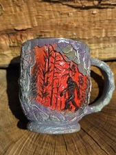 Cryptid Bigfoot Rustic Drinking Cup