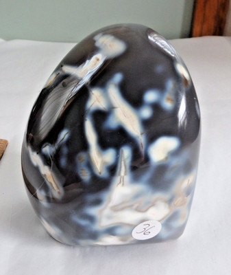 Beautiful Orca Agate   $36   Polished Free Form    Eye Catching 1 lb 10 oz