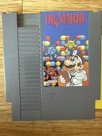 Nintendo NES cartuccia Dr. Mario manuale istruzioni no scatola non completa dottore