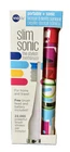 SLIM Sonic Battery Operated (AAA) Travel Toothbrush by Violife - VSS156 Stylish