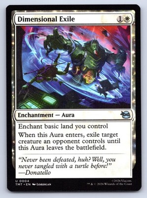 MTG Dimensional Exile Normal U Teenage Mutant Ninja Turtles TMT 4 NM Magic