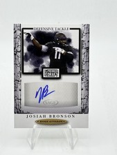 2021 SAGE Premier Draft Josiah Bronson #A120 Autographs Black Auto Huskies
