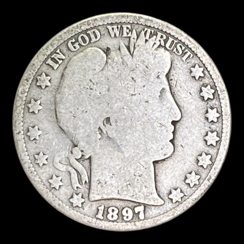 1897 Barber Silver Half Dollar