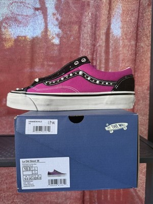 Size 10 - Vans Old Skool 36 LX Pearlized Pack Fuchsia Red Pink Black
