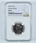 2018-D Washington Quarter Apostle Islands America The Beautiful MS67 NGC
