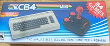 Commodore C64 Mini Microconsole HDMI, 64 Preloaded Games, Joystick