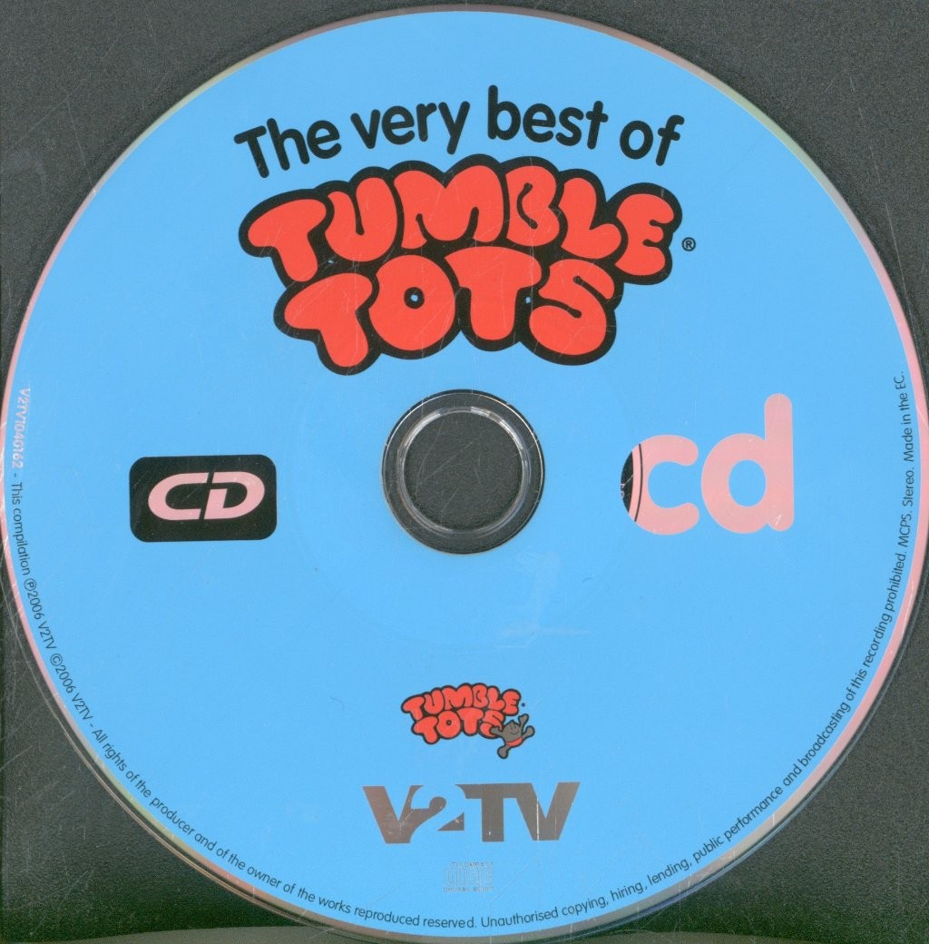 Tumble Tots Very Best of CD/DVD Europe V-Tv 2006 and 11 track DVD. Only The CD