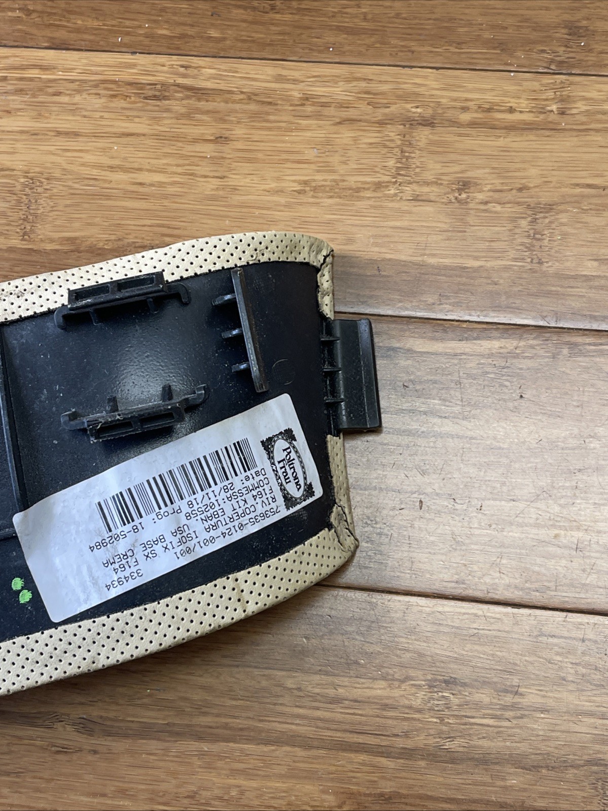2018-2024 Ferrari Portofino F164 Back Seat Isofix Cover Rear Left Crema OEM