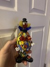 Murano Art Glass Clown 7 1/5" Speckled Multicolored Glass — photo 2
