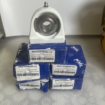 KML Bearing TB204 Tap Base Pillow Block Ss Set Screw Lot Of 5 New Open Box