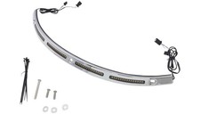 Custom Dynamics CD-WT2-14-C Windshield Trim with LED Turn Signals - Chrome - Sta