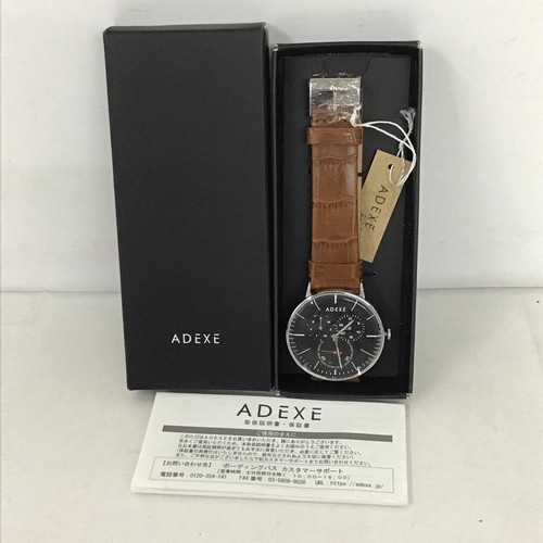 ADEXE Analog (Quartz) Watch 1868A-04 Leather Band [USED] 10134643