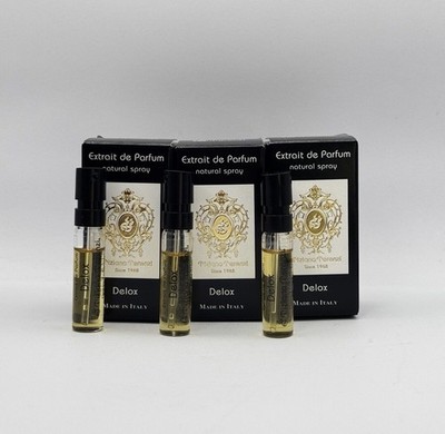 Lot of 3 Tiziana Terenzi Delox Extrait de Parfum 1.5ml Spray NEW!