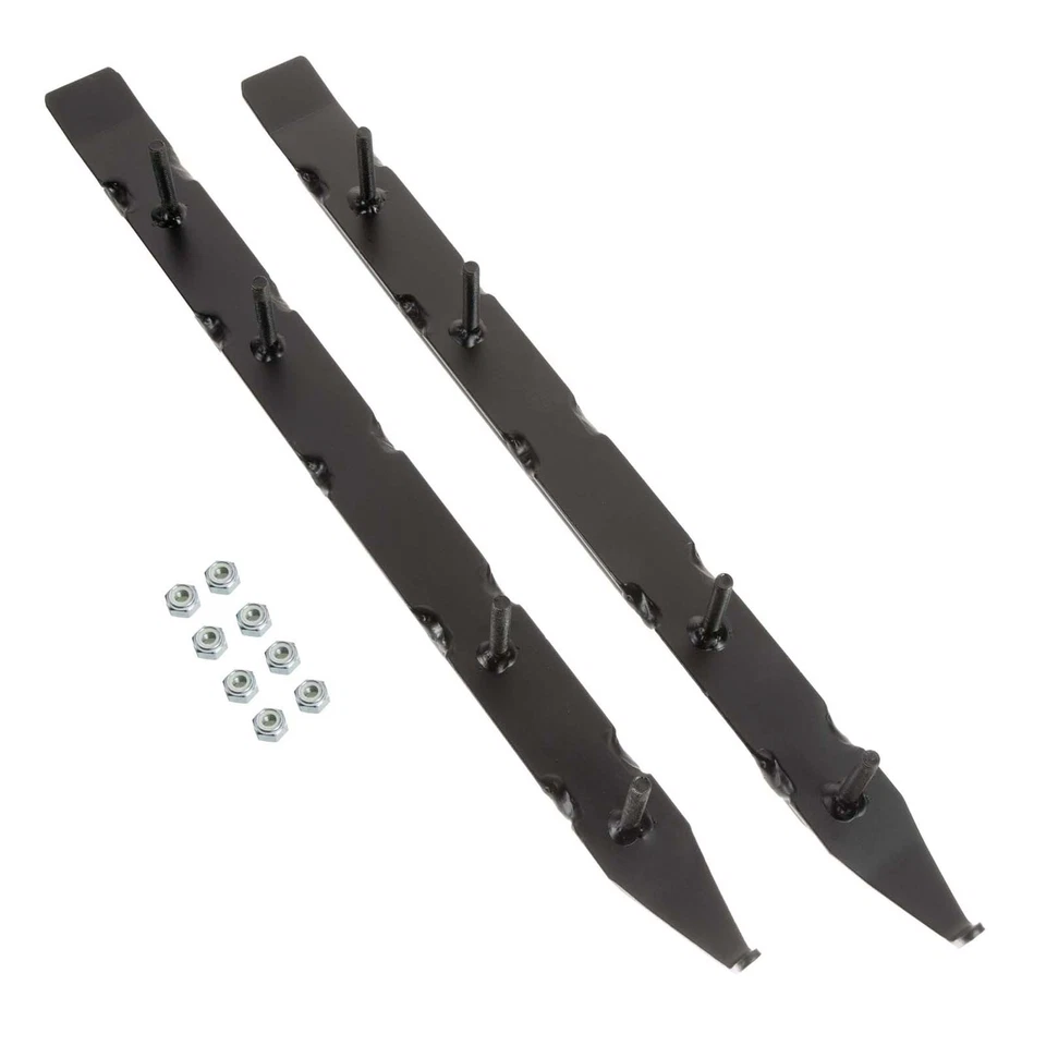 Bottom Line 6" DUAL Runner Carbides para Yamaha muchas motos de nieve 2001-2022 Foto 2 de 3