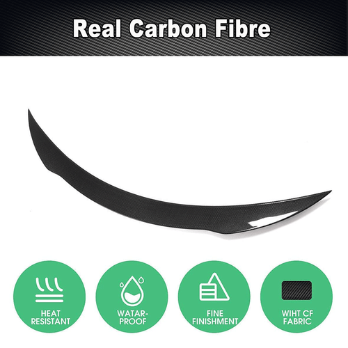 Alerón de carbono para Mercedes A205 C200 C300 C43 C63 alerón trasero alerón labio - Imagen 5 de 11