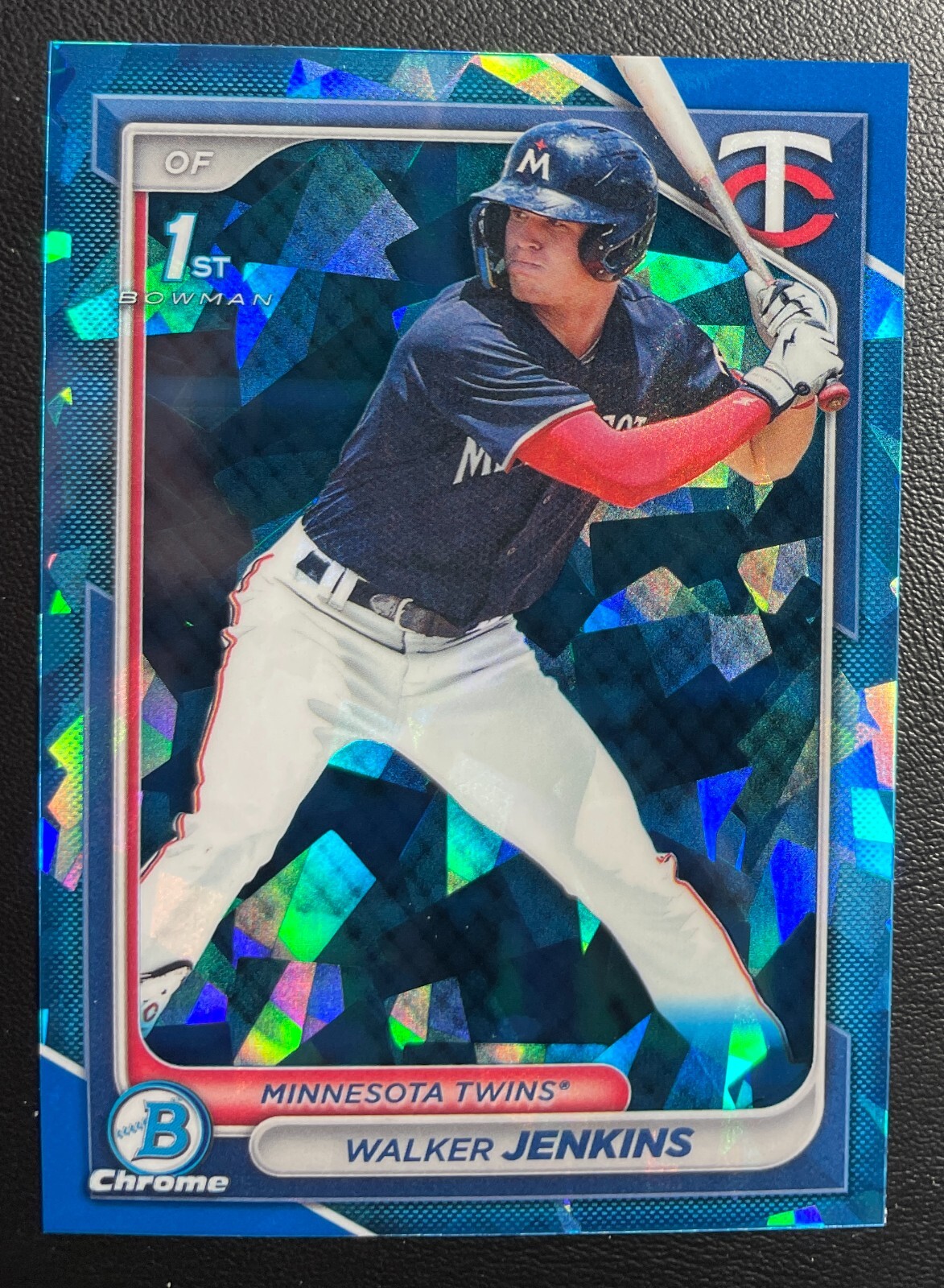 2024 Bowman Sapphire #BCP-43 Walker Jenkins 1st Bowman Sapphire Minnesota Twins