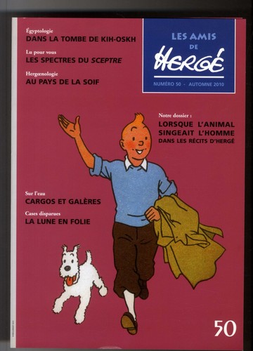 PLAQUETTE PROMO AMIS DE HERGE n°50 + EX-LIBRIS TINTIN ET LE QUEBEC 100 ex n° + s - Picture 2 of 6