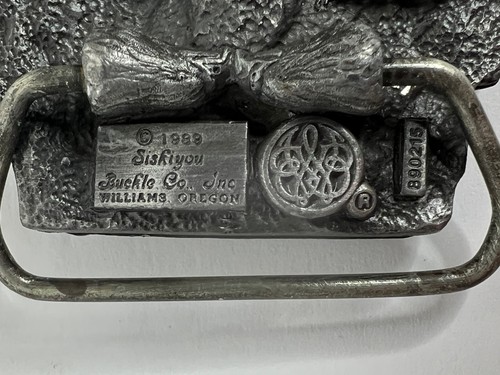 Historic Fort Dodge Museum 1964-1989 Belt Buckle 25th Anniversary - Picture 8 of 11