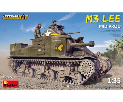 MiniArt 1:35 M3 Lee Mit. Prod. M. Interieur Plastik Modellbau