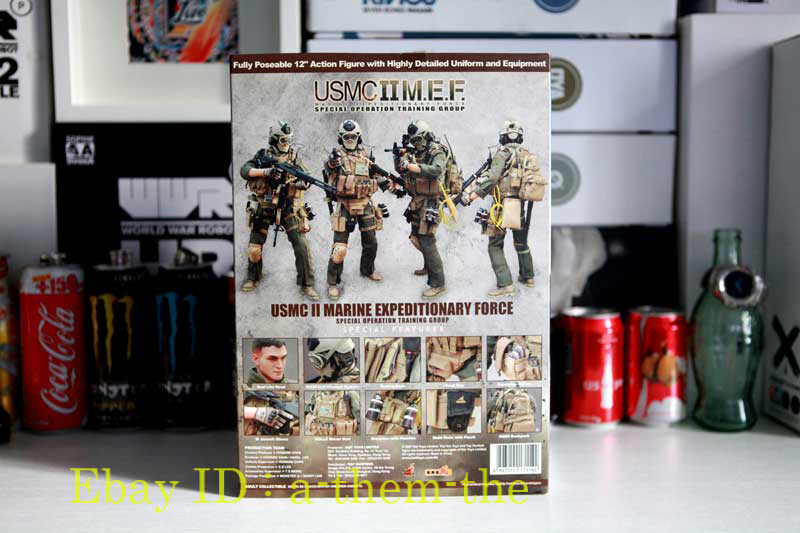 HT Hottoys Military Model USMC MEF 1/6 Scale Squad Toy Gift