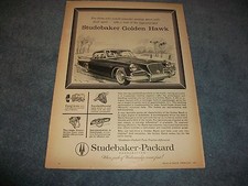 1958 Studebaker Golden Hawk Vintage Ad ...take A Look At The Supercharged