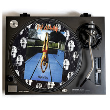 DEF LEPPARD Turntable Slipmat for Vinyl Records 12" DJ Slip Mat hard rock vinyls
