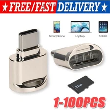 TypeC To Micro SD TF Card Reader OTG USB Adapter Converter For Samsung Phone LOT
