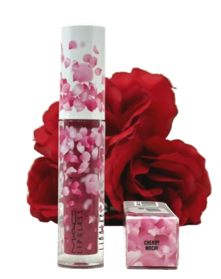 MAC Boom Boom Boom Lipglass Lip Gloss, Cherry Mochi Full Size, NIB
