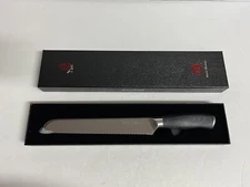TUO Black Phoenix 9" Bread Knife High Carbon German Serrated Stainless Steel NEW