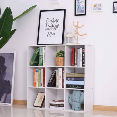 9 Cube Modern Book Shelves Book Shelf Case Storage Cabinet Office