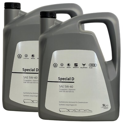 2x5 L ORIGINAL 5W-40 VW Motoröl 5W40 SPECIAL D DIESEL 505.00 505.01 GS55505M4