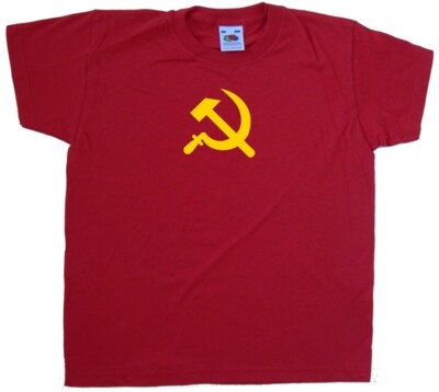 Sowjetunion Russische Flagge Hammer & Sichel Kinder T-Shirt