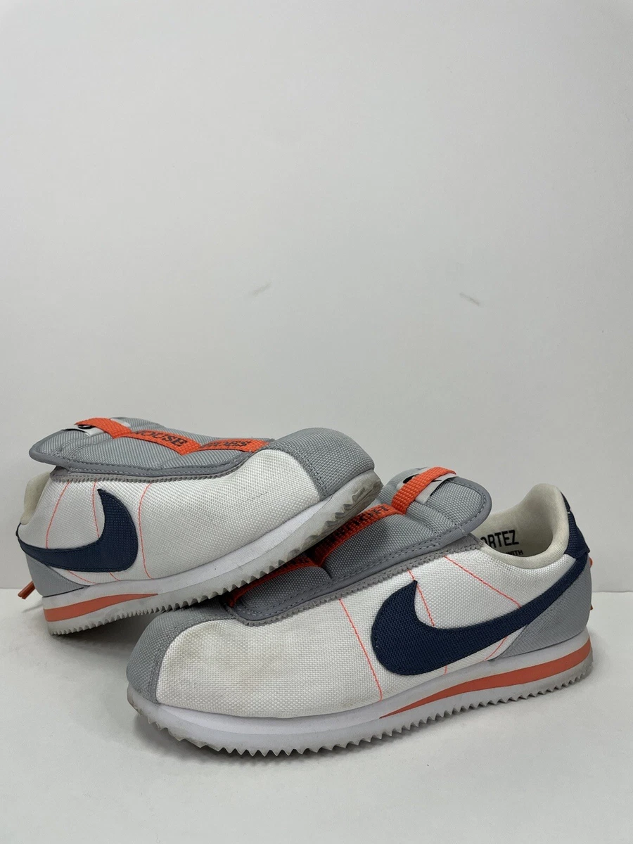 nike cortez house shoes on feet