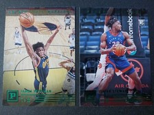(2) 2020-21 Chronicles Panini Green/Base James Wiseman RC # 115,119  