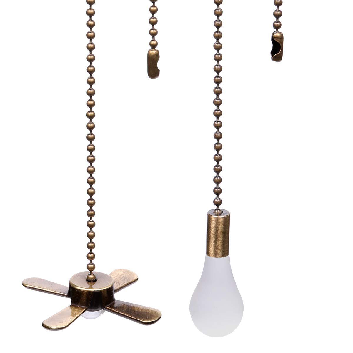 13.6 Inch Ceiling Fan Pull Chain with 3mm Connector Set-image