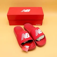 🍒 New Balance 200 Slide Sandals Red 🍒 Size 10 US Men 🍒 SMF200R1