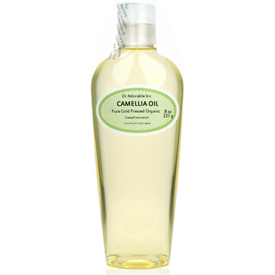ORGANIC CAMELLIA SEED OIL 100 % PURE COLD PRESSED 2 oz 4 oz-UP TO 1 GALLON