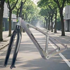 26" inch MTB Bicycle Frameset Full Carbon Kids Bike Hardtail Frame And Fork BB92