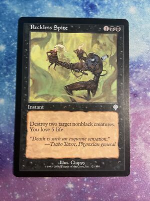 Reckless Spite 121/350 Invasion MTG Magic the Gathering LIGHTLY PLAYED LP