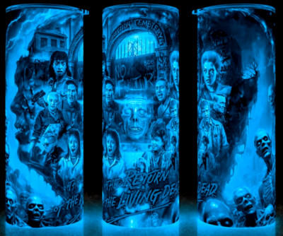 Glow in the Dark Return of the Living Dead Zombie Retro Horror Cup Mug Tumbler