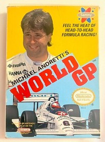 Nintendo NES Michael Andretti's World Grand Prix GP CIB Tested