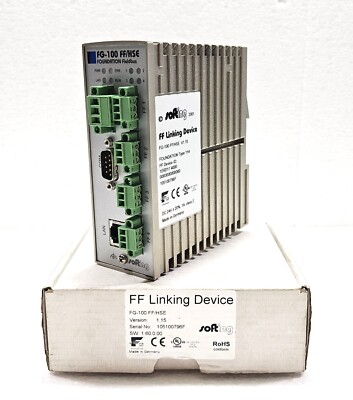 SOFTING FG-100 FOUNDATION FIELDBUS LINKING DEVICE FG-100 FF/HSE V1.15