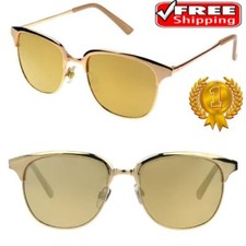 Foster Grant Women's Cat Eye Gold Adult Sunglasses Gold