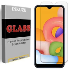 INKUZE Tempered Glass Screen Protector Guard Shield For Samsung Galaxy A10s